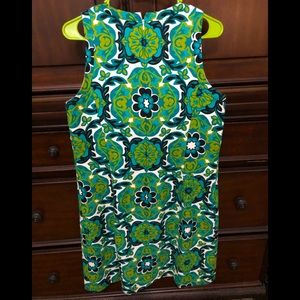 Ann Taylor retro patterned dress